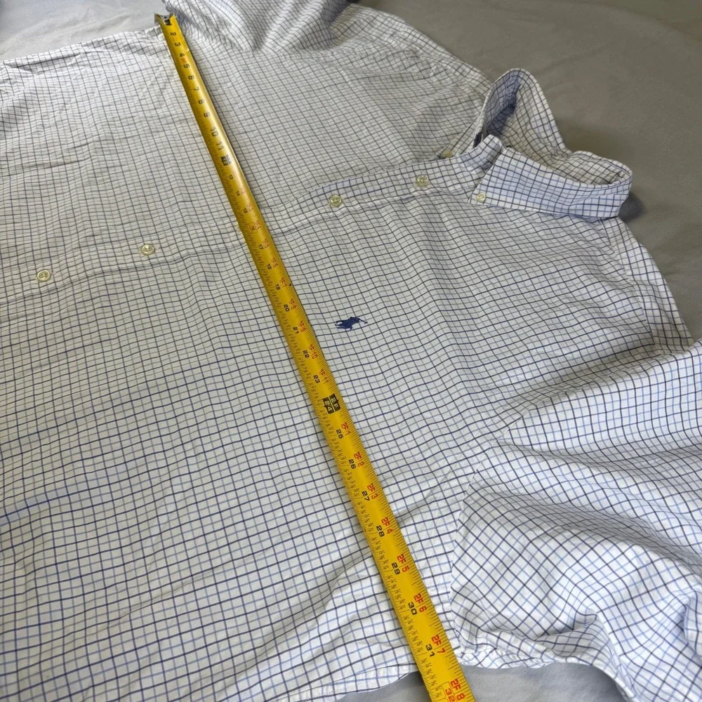 Lot of 2 Polo Ralph Lauren Men's 4XB Shirts Short Sleeve Button Down & Polo